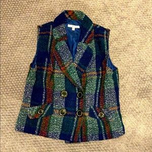 Plaid Vest